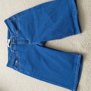 Blue jean shorts